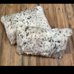 Luxurious Faux Fur Accent Pillows